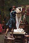 Pygmalion and Galatea 2 by Jean-Leon Gerome